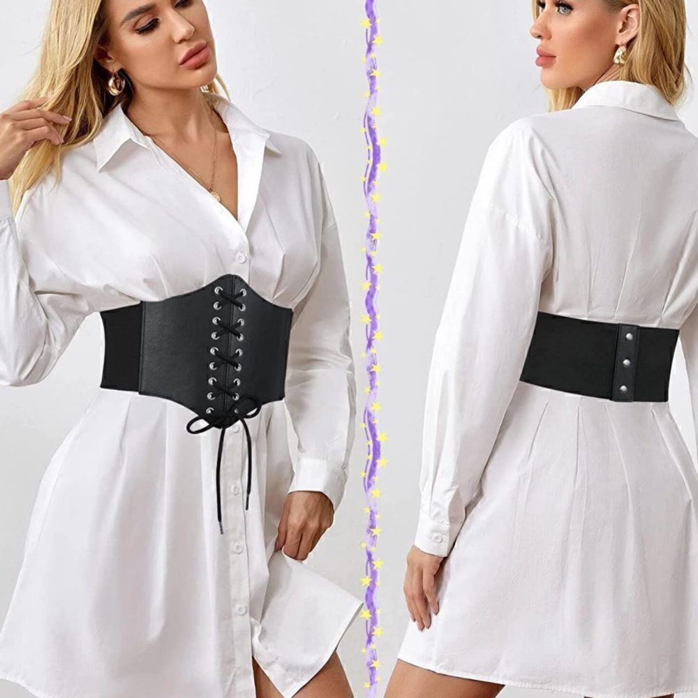 Black corset belt   